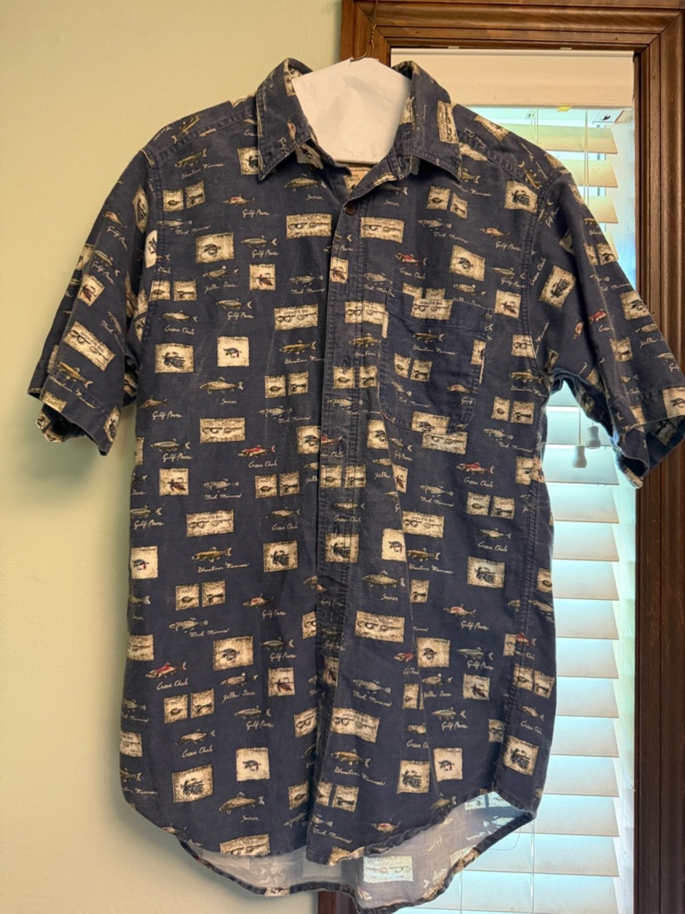 Vintage Woolrich Fly Fishing Shirt 100% Cotton